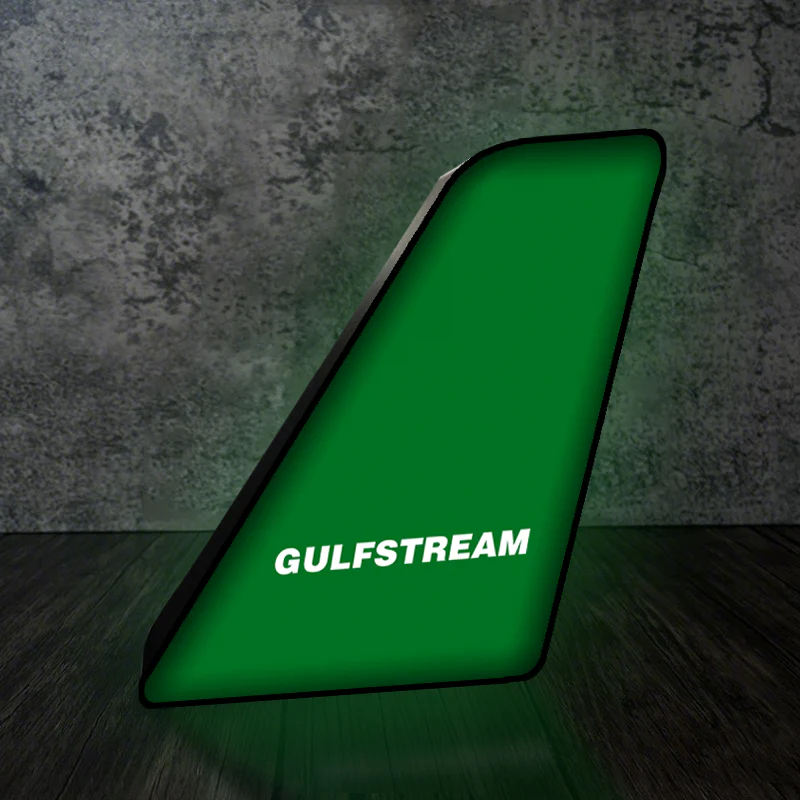 Gulfstream & Text Designed Led Aircraft Tail & 3D Lamp - Image 7
