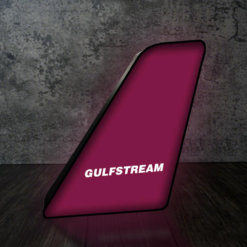 Gulfstream & Text Designed Led Aircraft Tail & 3D Lamp - Image 9