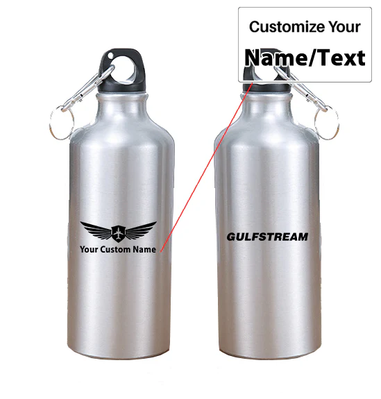 Gulfstream & Text Designed Thermoses