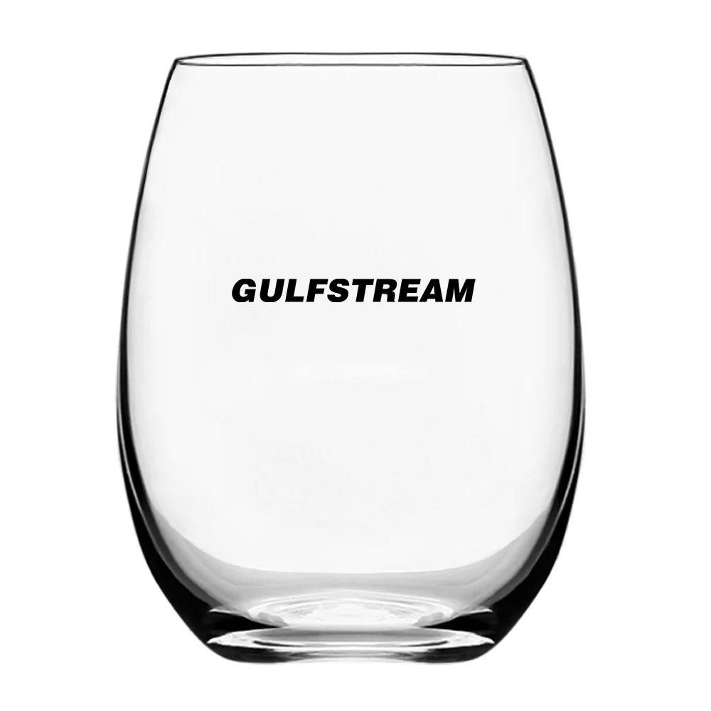 Gulfstream & Text Designed Water & Drink Glasses - Image 2