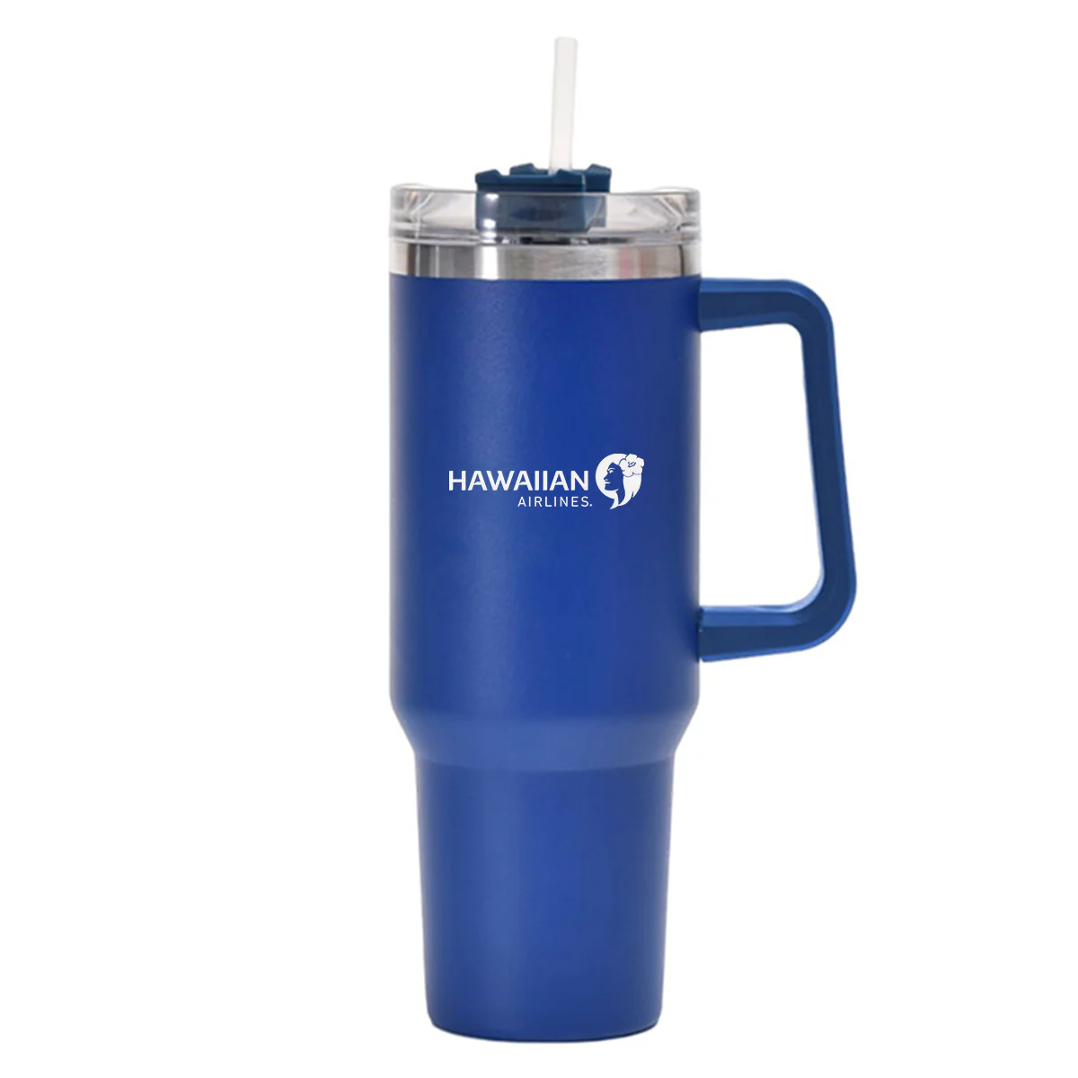 Hawaiian Airlines Designed 40oz Stainless Steel Car Mug With Holder - Image 4