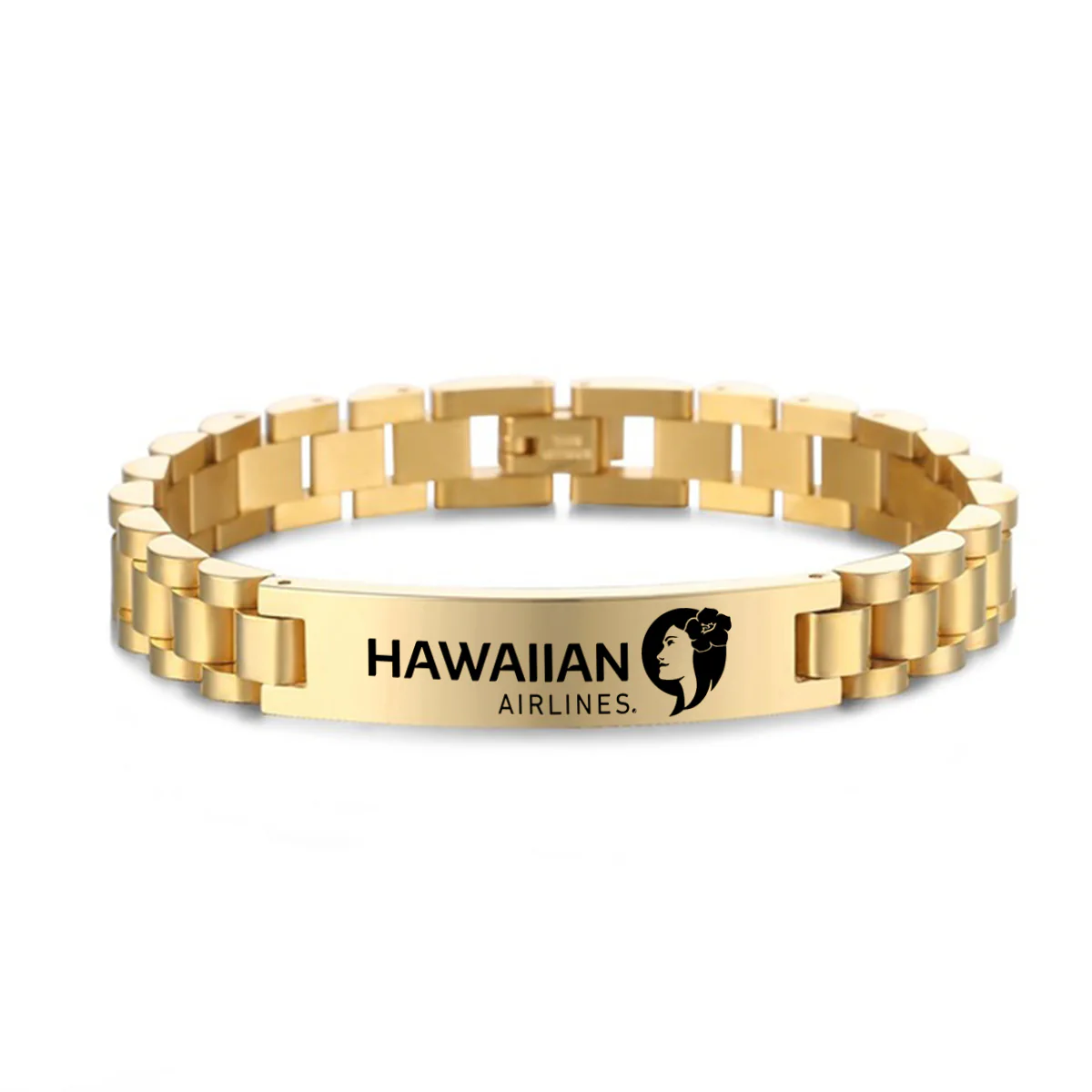 Hawaiian Airlines Designed Stainless Steel Chain Bracelets - Image 4