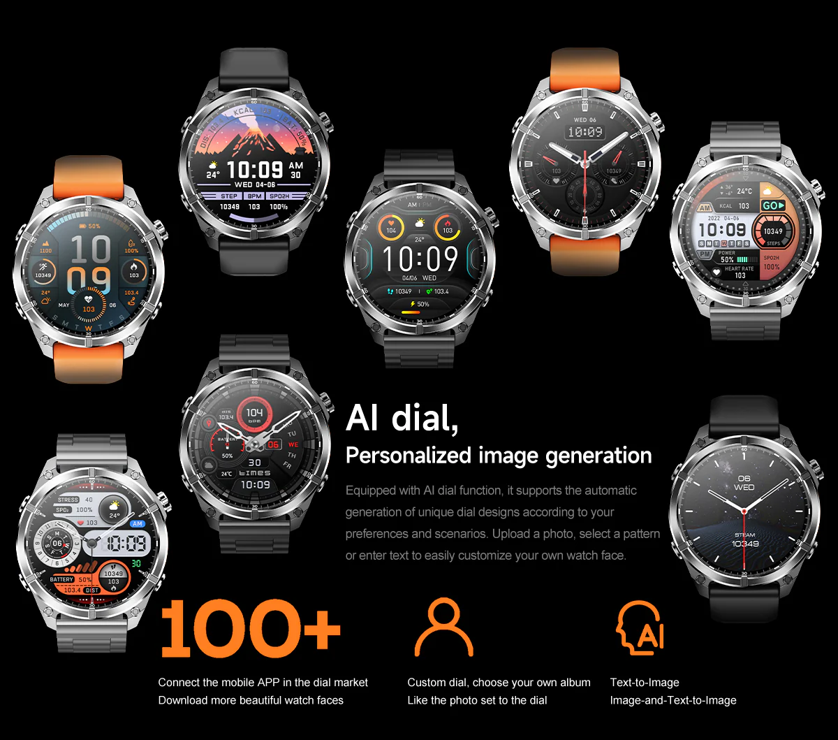HD300 Sports Smart Watch: 1.43" HD AMOLED, GPS Tracking, Bluetooth Call, 5ATM Waterproof - Image 15