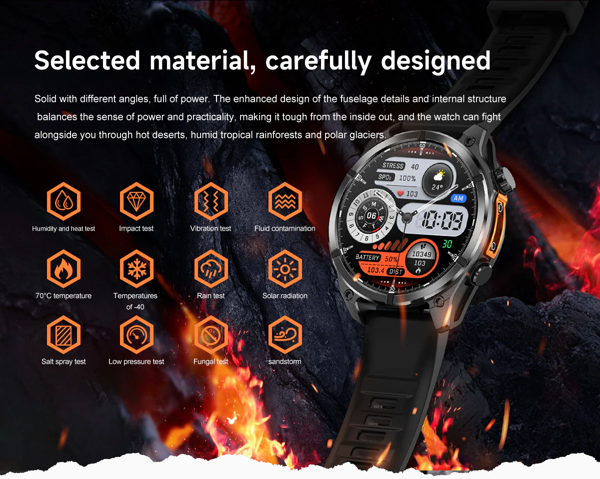 HD300 Sports Smart Watch: 1.43" HD AMOLED, GPS Tracking, Bluetooth Call, 5ATM Waterproof - Image 19