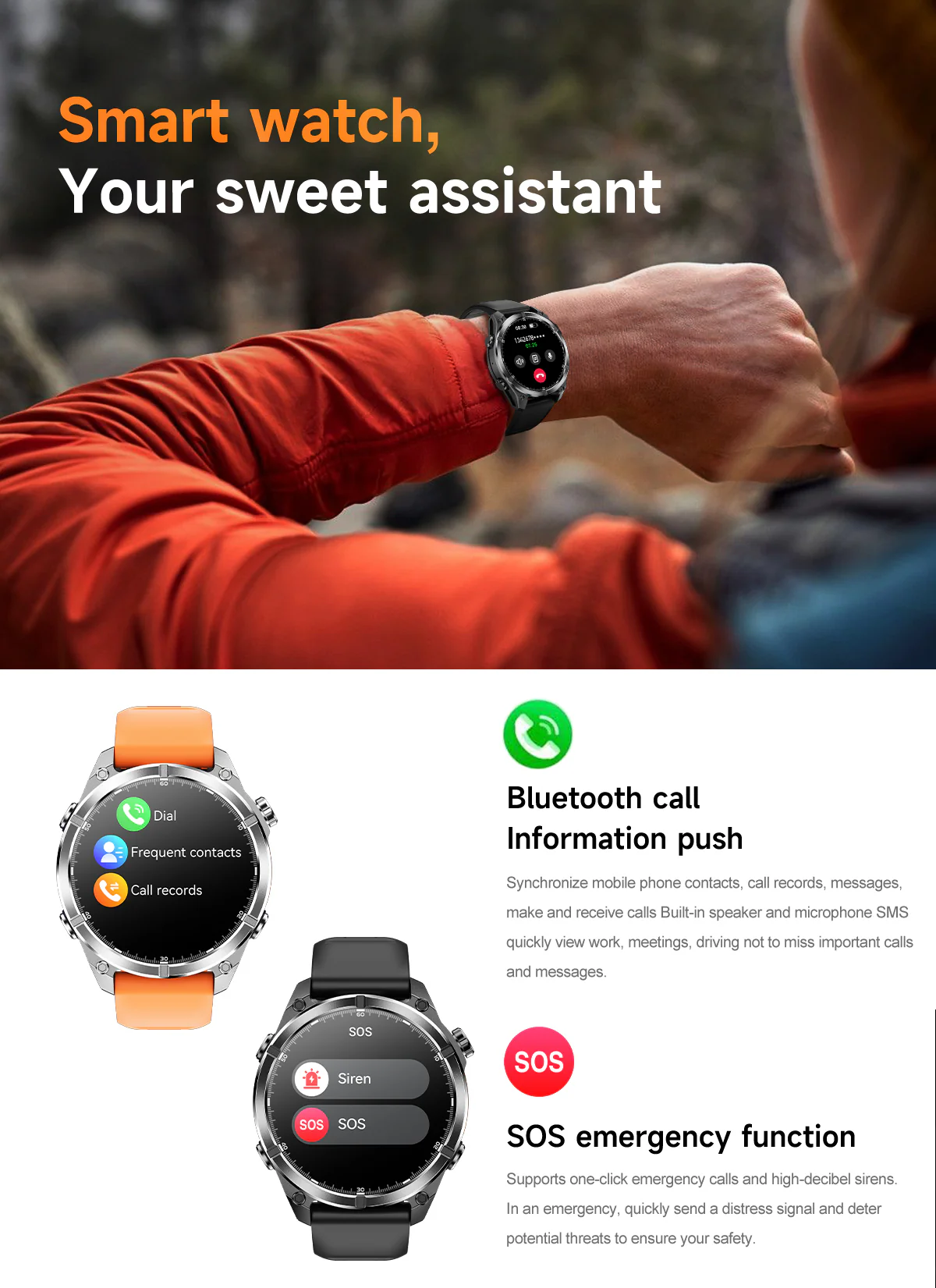 HD300 Sports Smart Watch: 1.43" HD AMOLED, GPS Tracking, Bluetooth Call, 5ATM Waterproof - Image 21