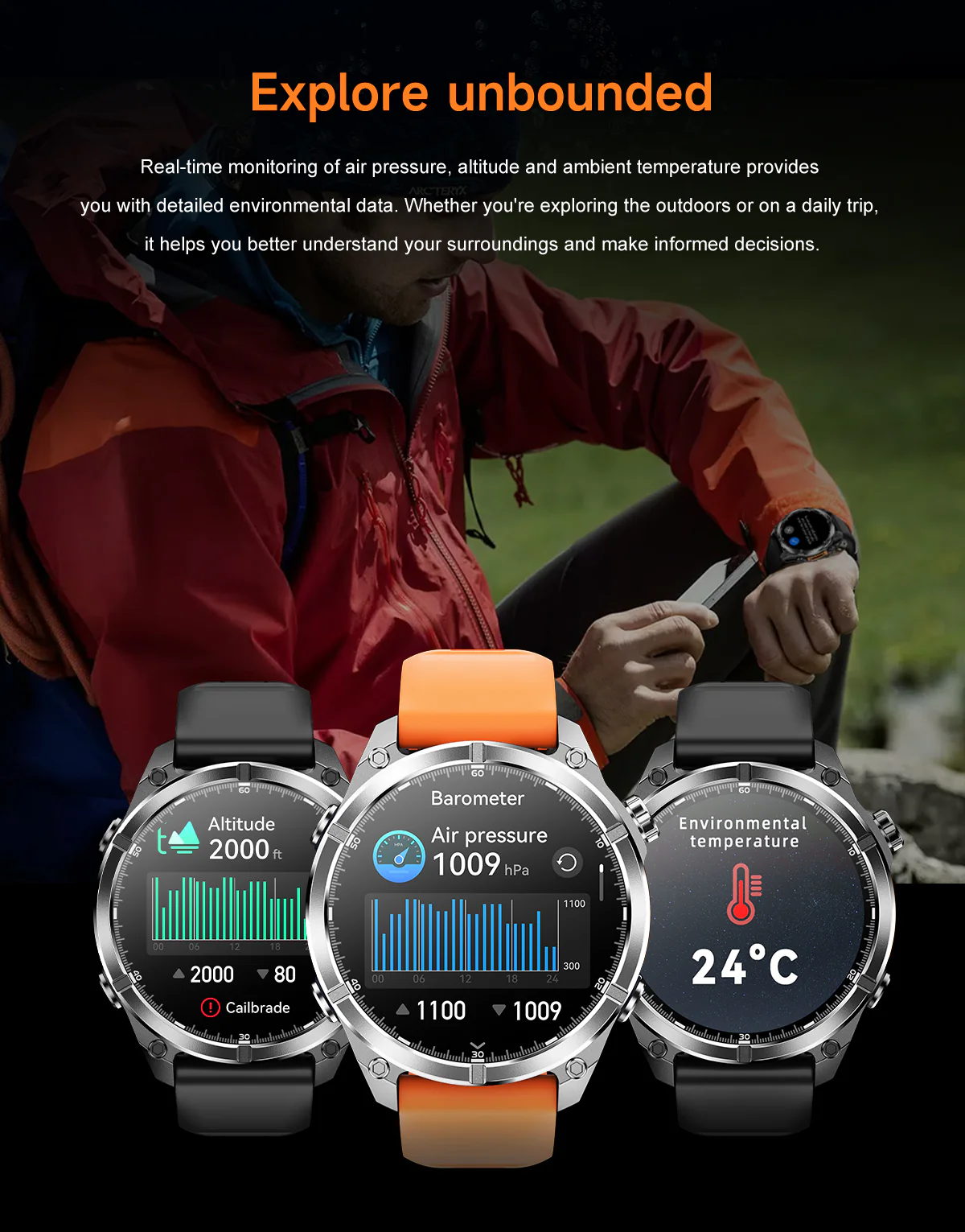 HD300 Sports Smart Watch: 1.43" HD AMOLED, GPS Tracking, Bluetooth Call, 5ATM Waterproof - Image 8