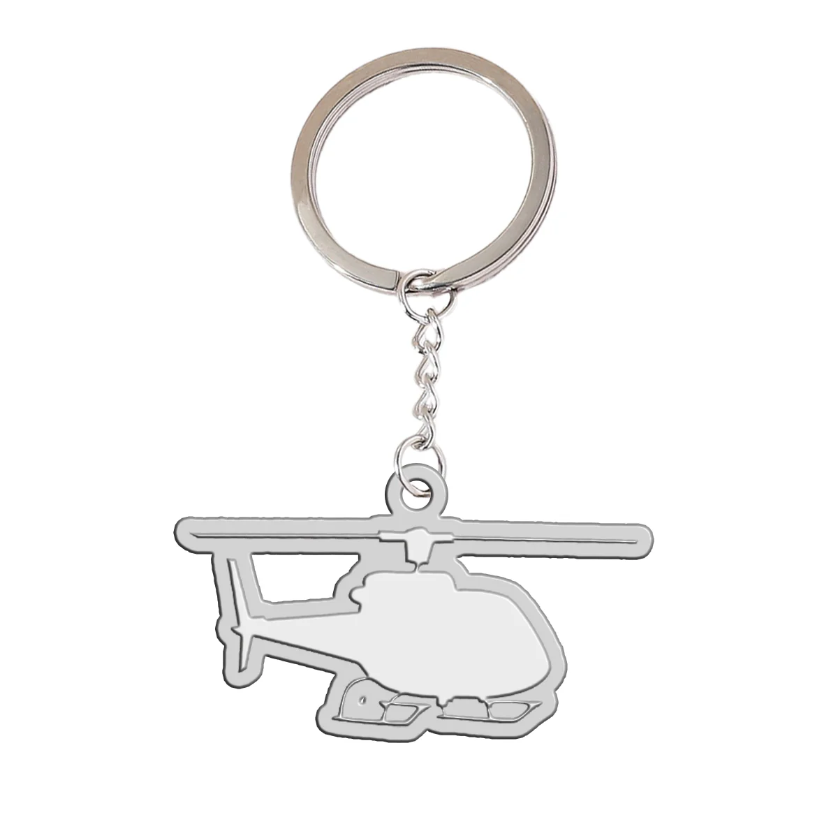 Helicopter Designed Hollow Key Chains - Image 2