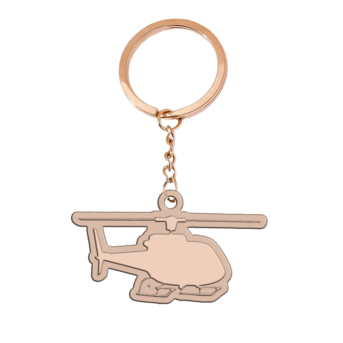 Helicopter Designed Hollow Key Chains - Image 3