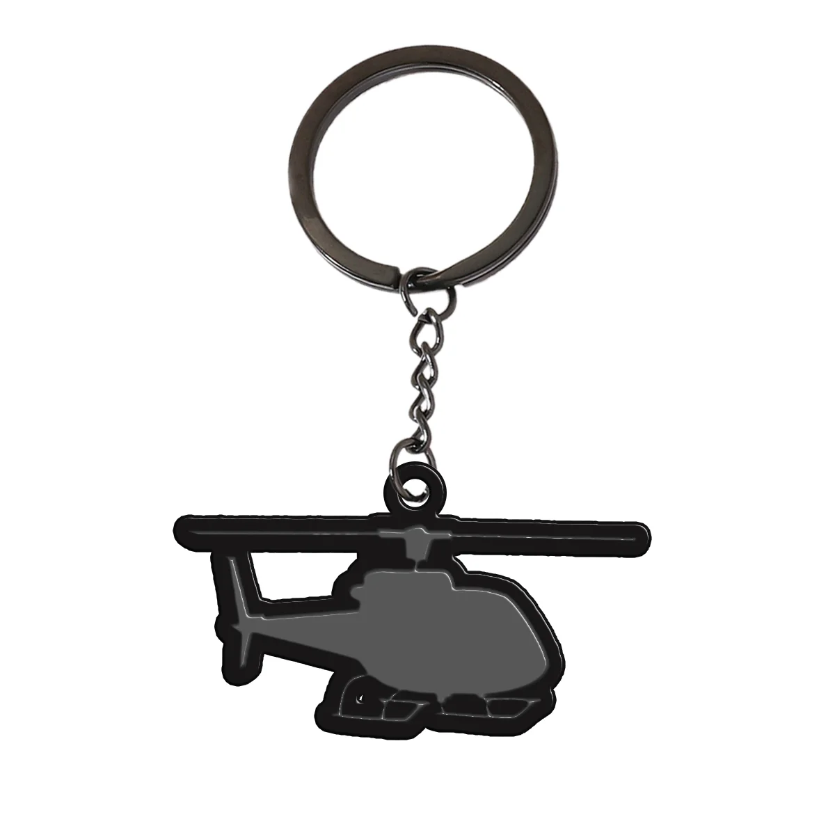 Helicopter Designed Hollow Key Chains - Image 4