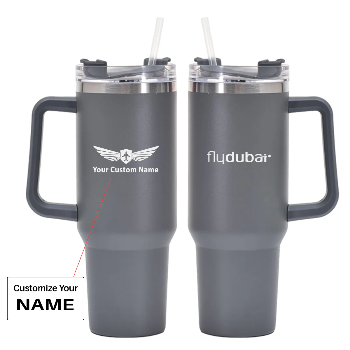 HK Express Airlines Designed 40oz Stainless Steel Car Mug With Holder - Image 19
