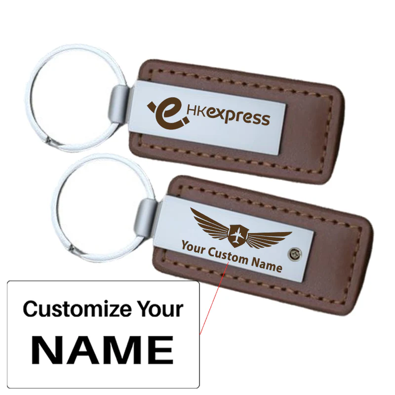 HK Express Airlines Faux Leather Key Chains - Image 13