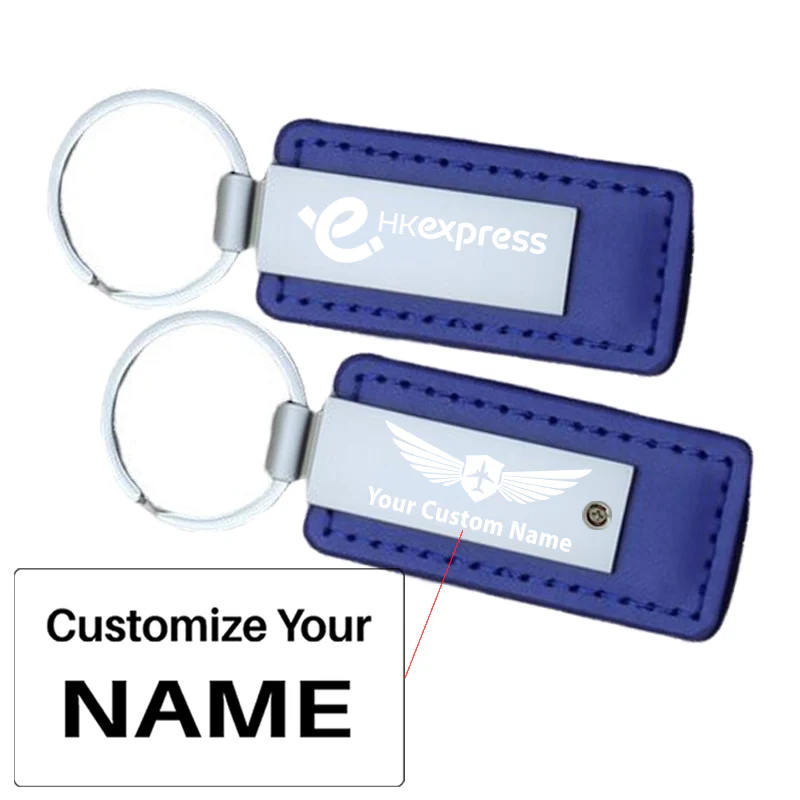 HK Express Airlines Faux Leather Key Chains - Image 23