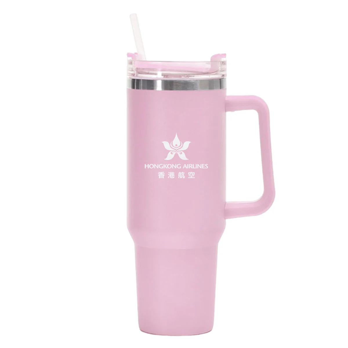 Hong Kong Airlines Designed 40oz Stainless Steel Car Mug With Holder - Image 16