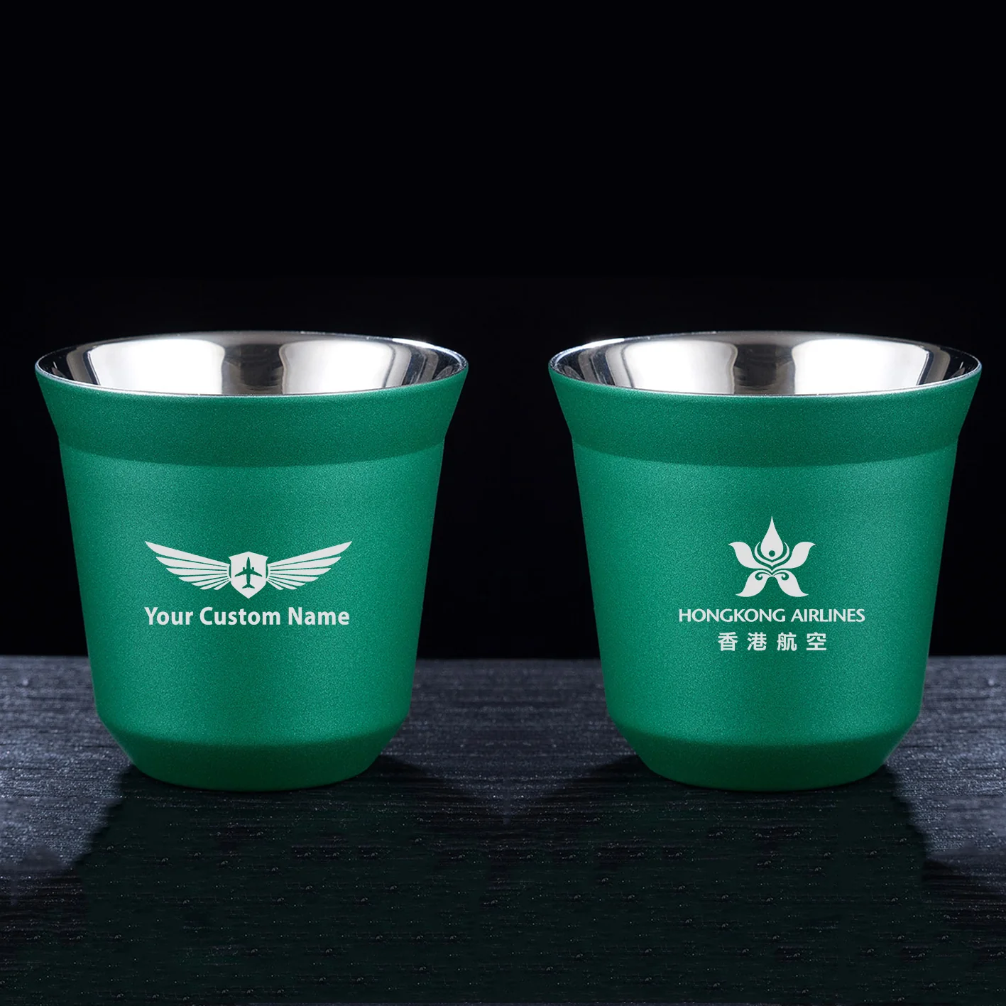 Hong Kong Airlines Designed Double Wall Stainless Steel Coffee Mugs - Image 13