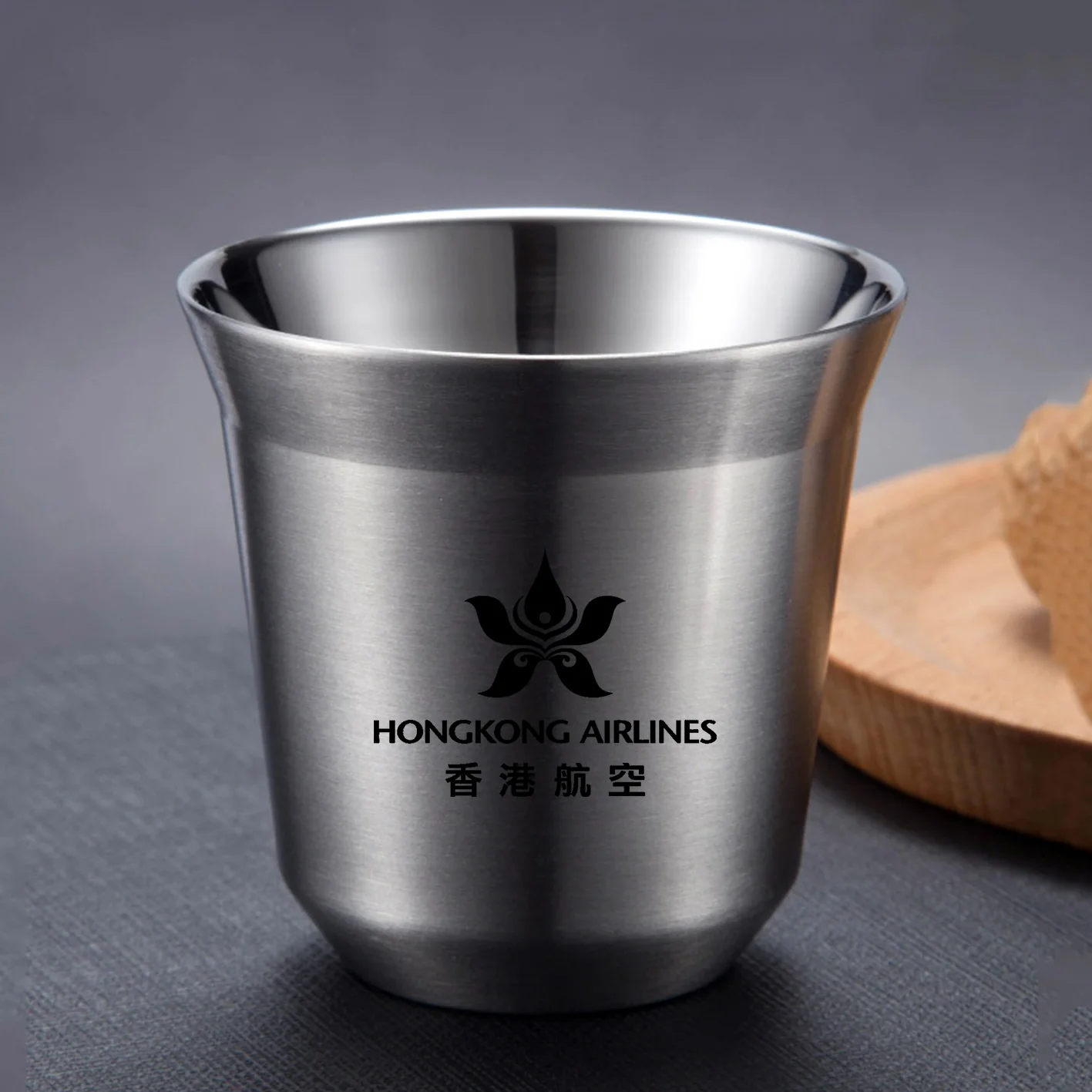 Hong Kong Airlines Designed Double Wall Stainless Steel Coffee Mugs - Image 16