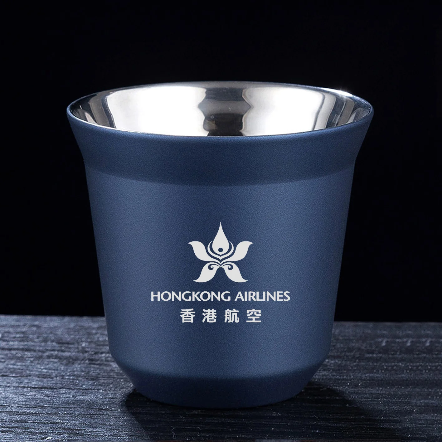 Hong Kong Airlines Designed Double Wall Stainless Steel Coffee Mugs - Image 4
