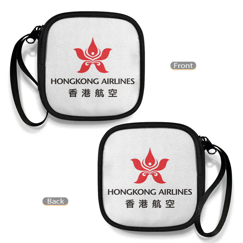 Hong Kong Airlines Designed Portable Headphone Bag - Image 4