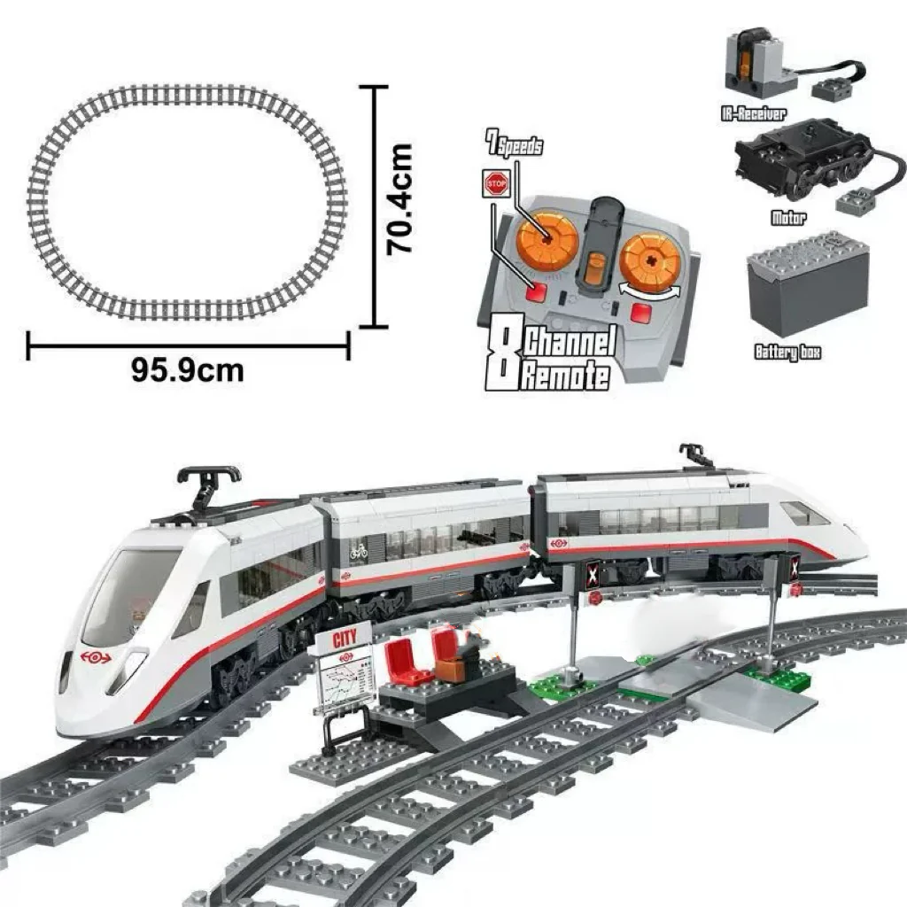 659PCS Building Blocks High Speed Cloud Car - Image 4