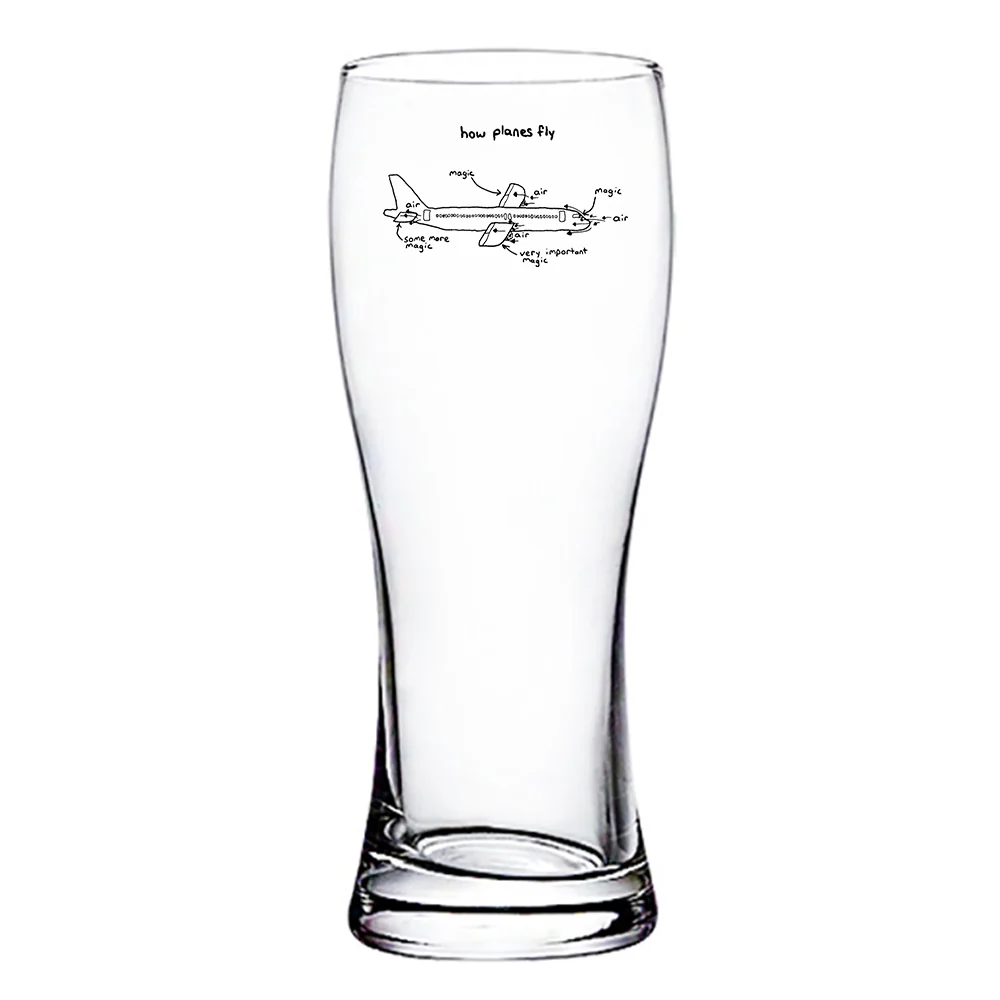 How Planes Fly Designed Pilsner Beer Glasses - Image 2