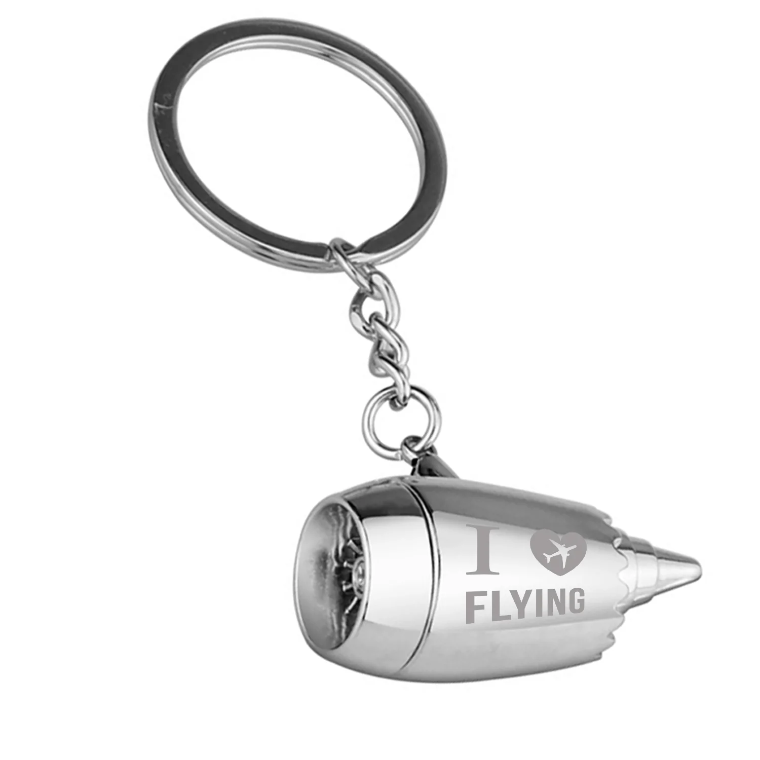 I Love Flying Jet Engine Turbine Key Chains - Image 4