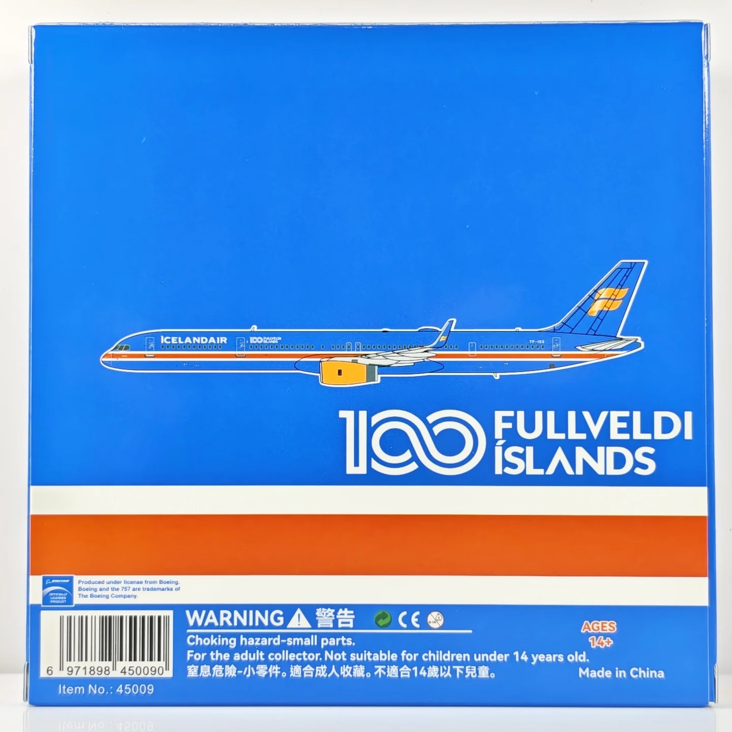 ICELAND AIR Boeing B757-300 N757AF Airplane Model (1:400 Scale) - Image 3
