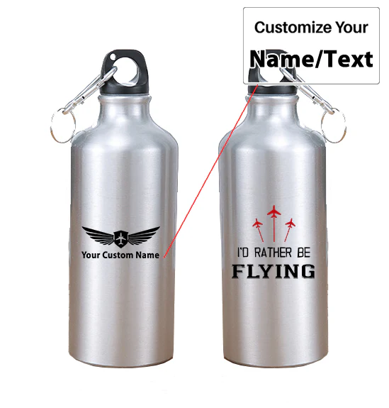 I'D Rather Be Flying Designed Thermoses