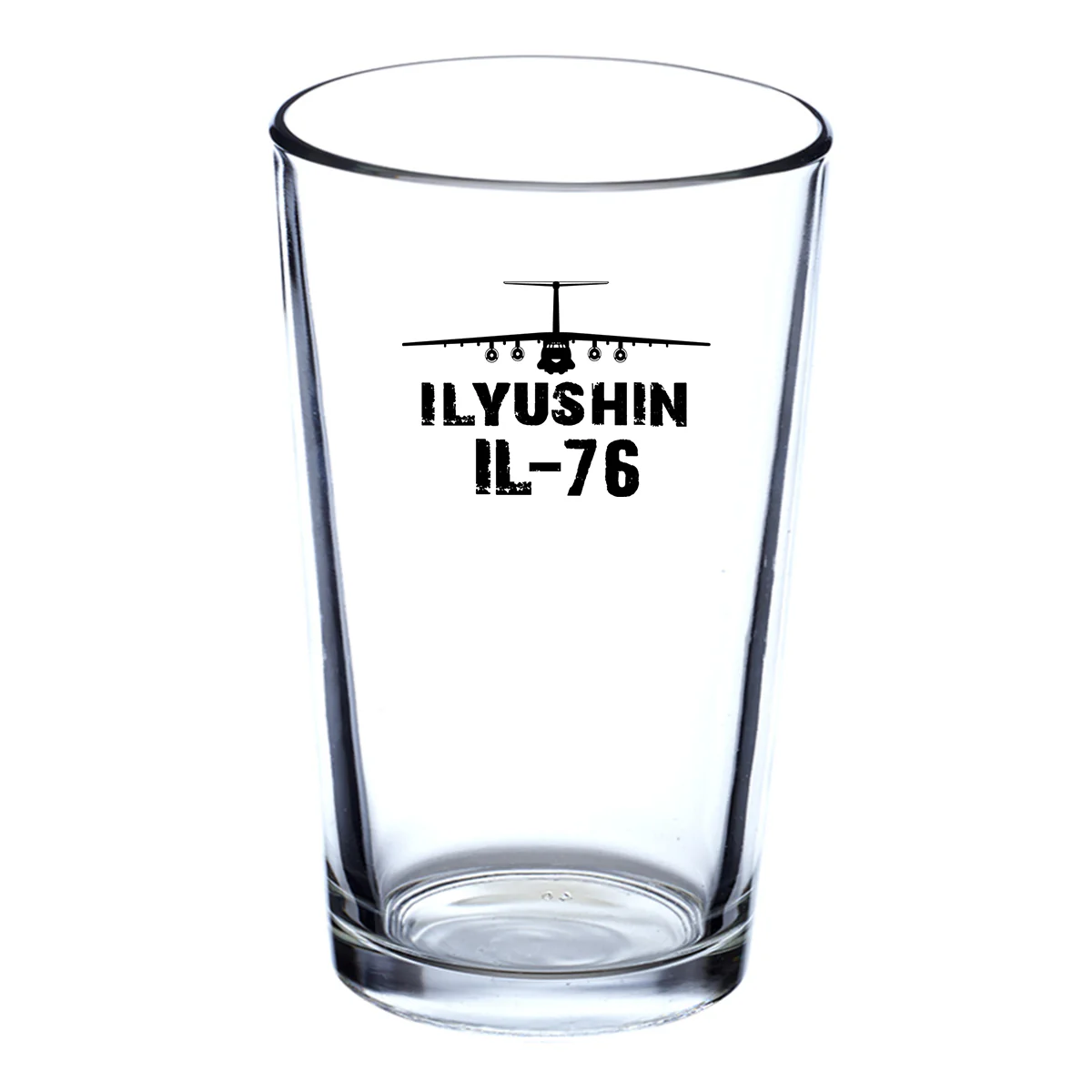 ILyushin IL-76 & Plane Designed Beer & Water Glasses - Image 2
