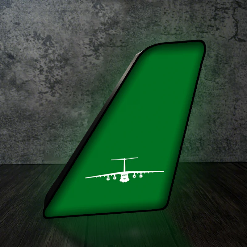 Ilyushin IL-76 Silhouette Designed Led Aircraft Tail & 3D Lamp - Image 7