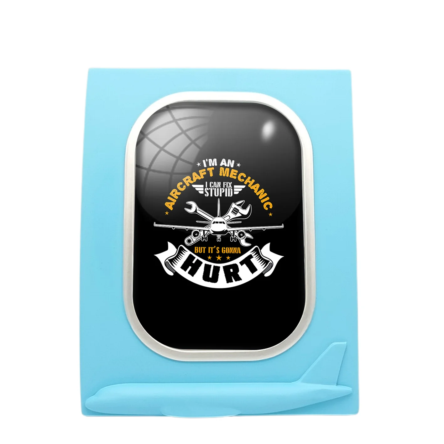I'm an Aircraft Mechanic Designed Airplane Window Photo Frame