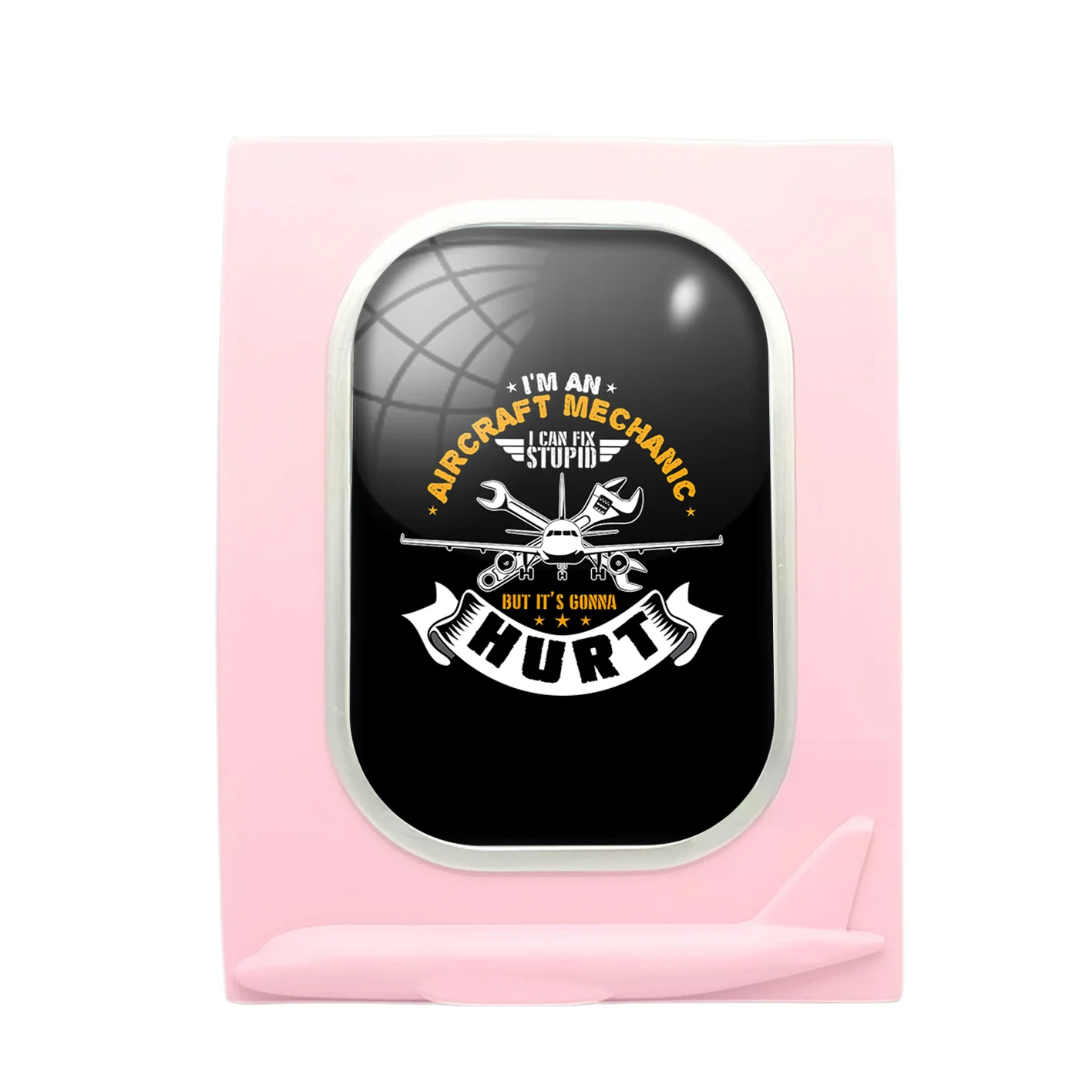 I'm an Aircraft Mechanic Designed Airplane Window Photo Frame - Image 3