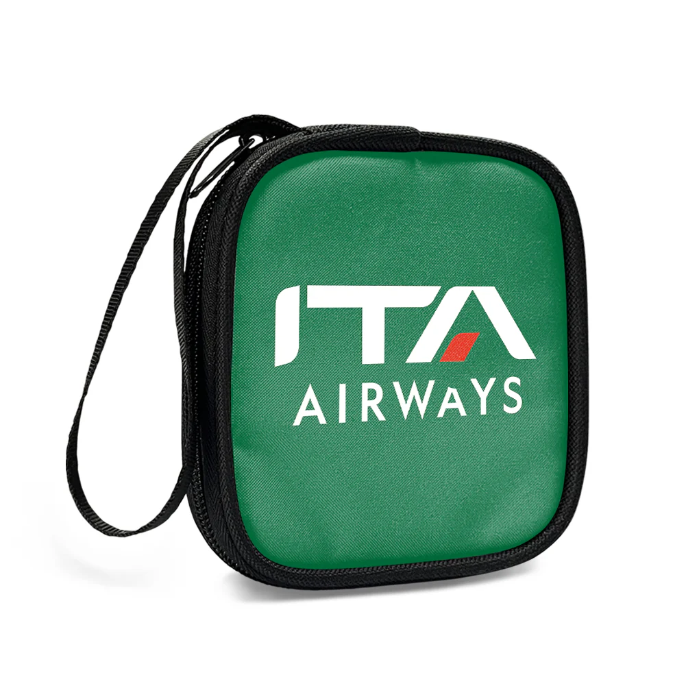 ITA Airways ITARROW Airlines  Designed Portable Headphone Bag - Image 3