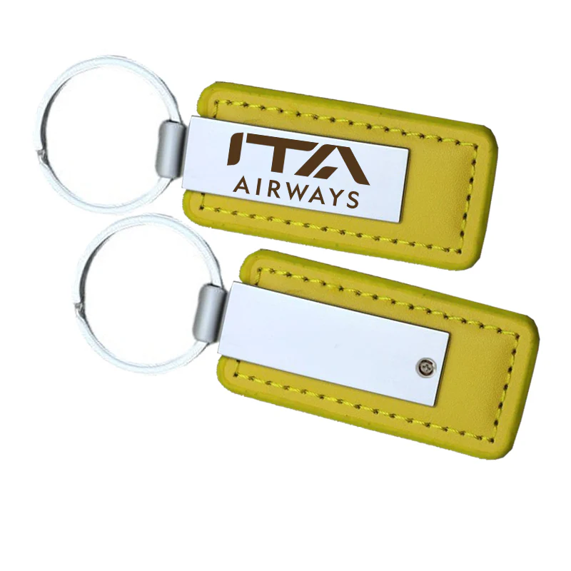 ITA Airways ITARROW Airlines Faux Leather Key Chains - Image 10