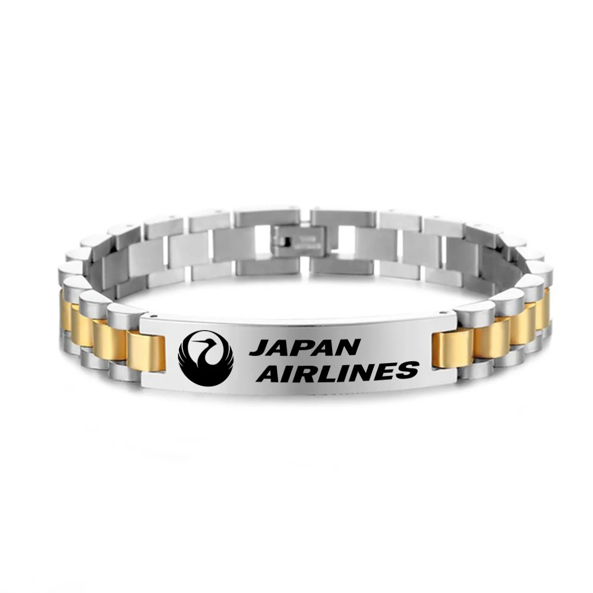 Japan Airlines Designed Stainless Steel Chain Bracelets - Image 3