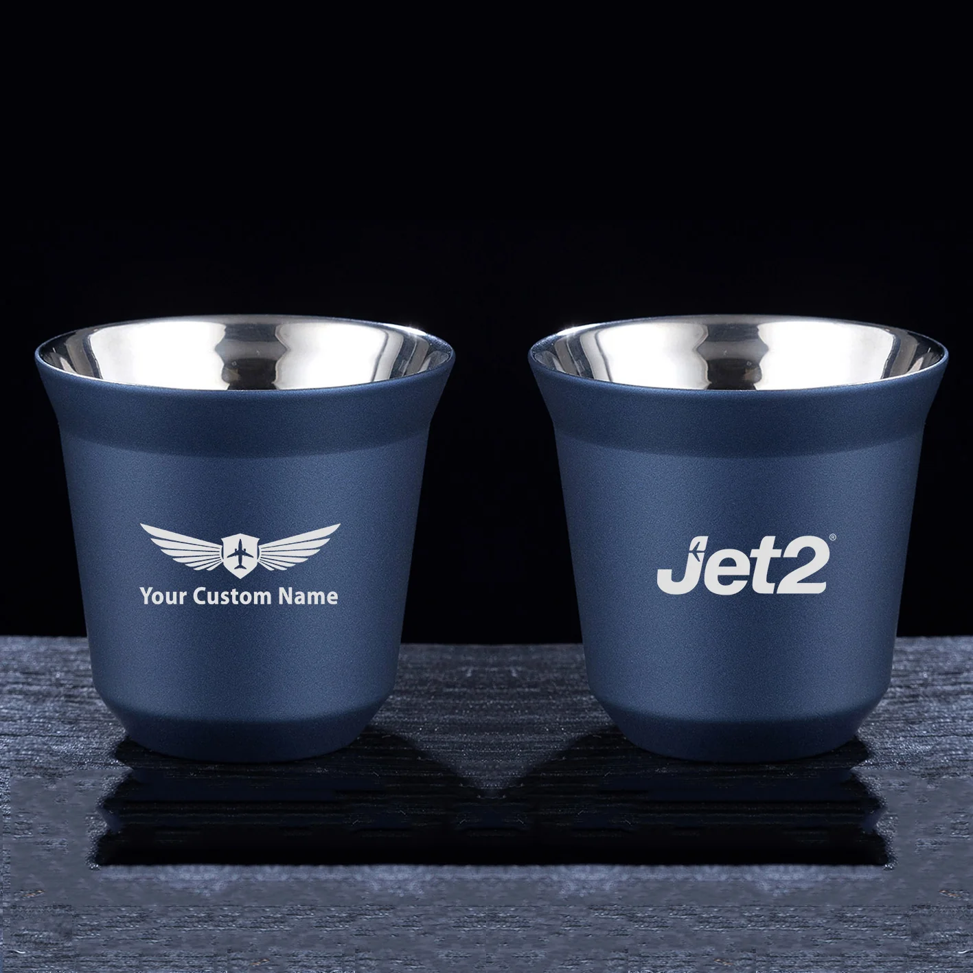 JET2 Airlines Designed Double Wall Stainless Steel Coffee Mugs - Image 3