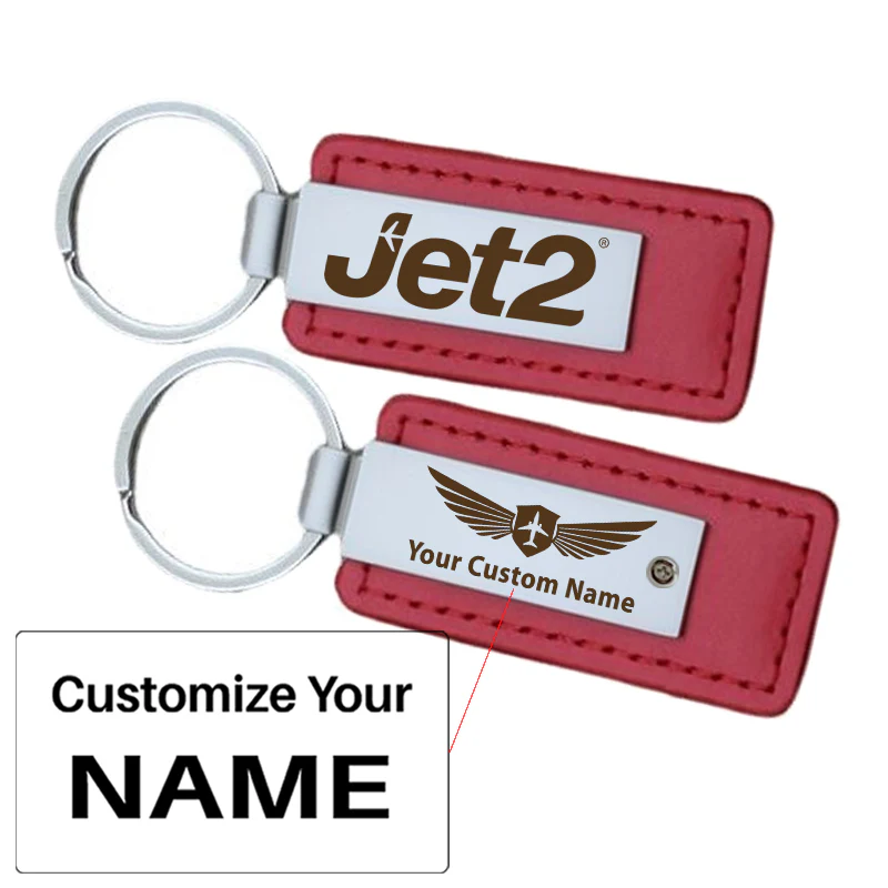JET2 Airlines Faux Leather Key Chains - Image 17