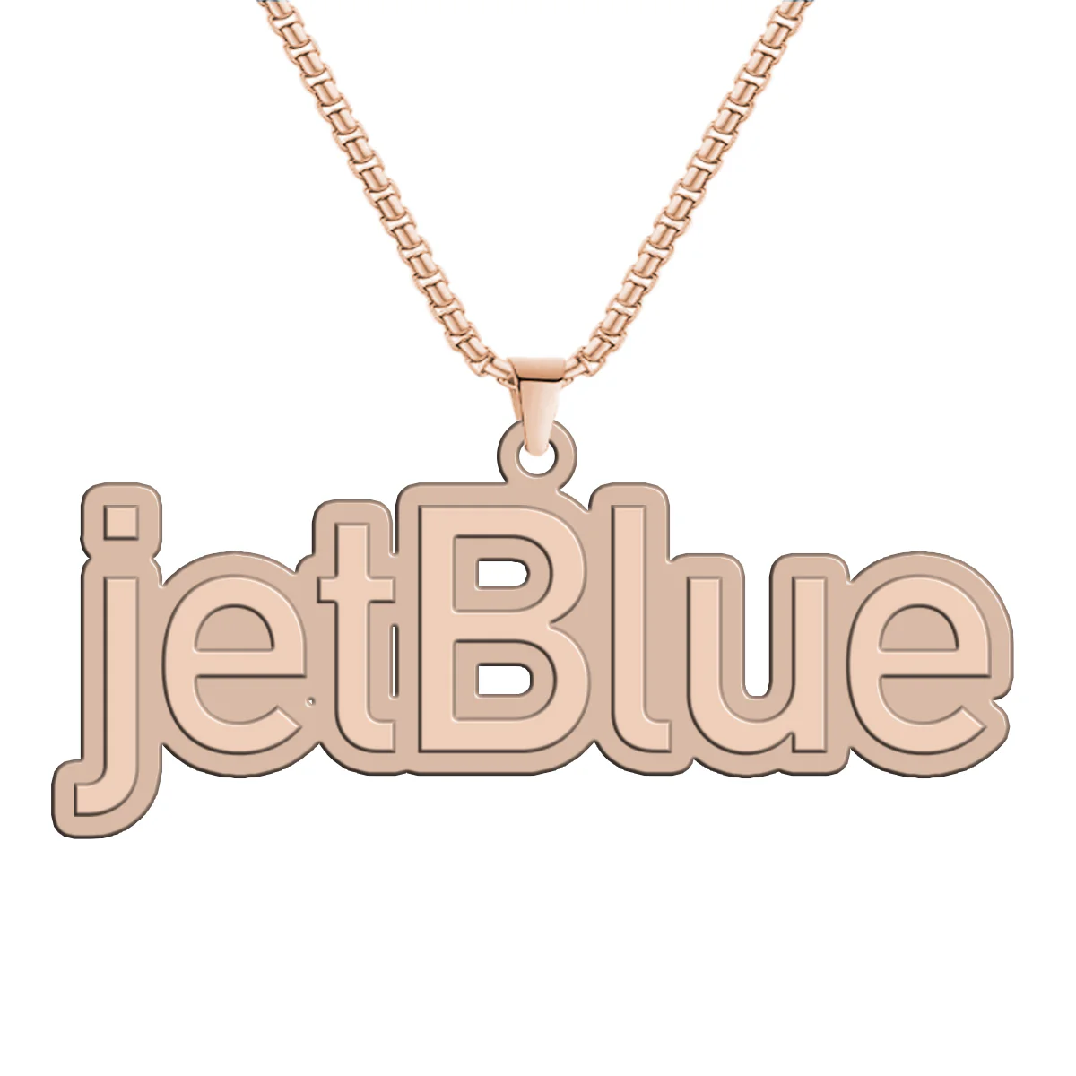 jetBlue Airways Airlines Designed Hollow Necklace - Image 3