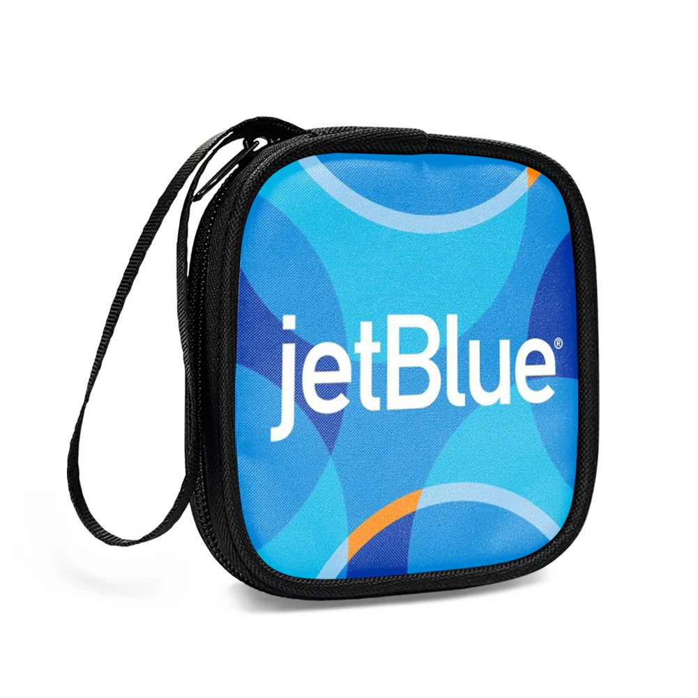 jetBlue Airways Airlines Designed Portable Headphone Bag - Image 3