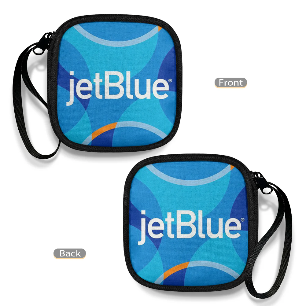 jetBlue Airways Airlines Designed Portable Headphone Bag - Image 4