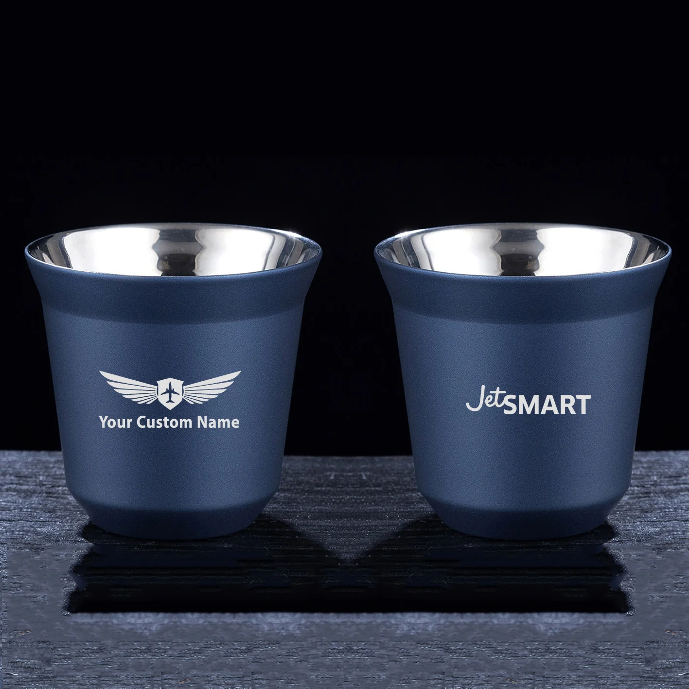 JetSmart Airlines Designed Double Wall Stainless Steel Coffee Mugs - Image 3