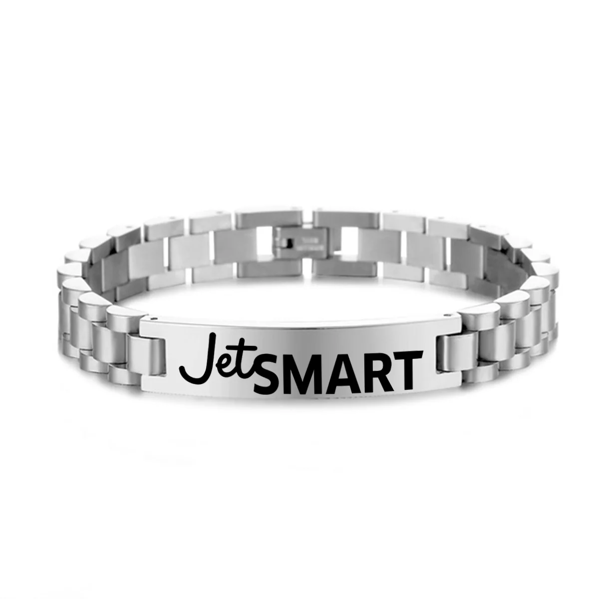 JetSmart Airlines Designed Stainless Steel Chain Bracelets - Image 2