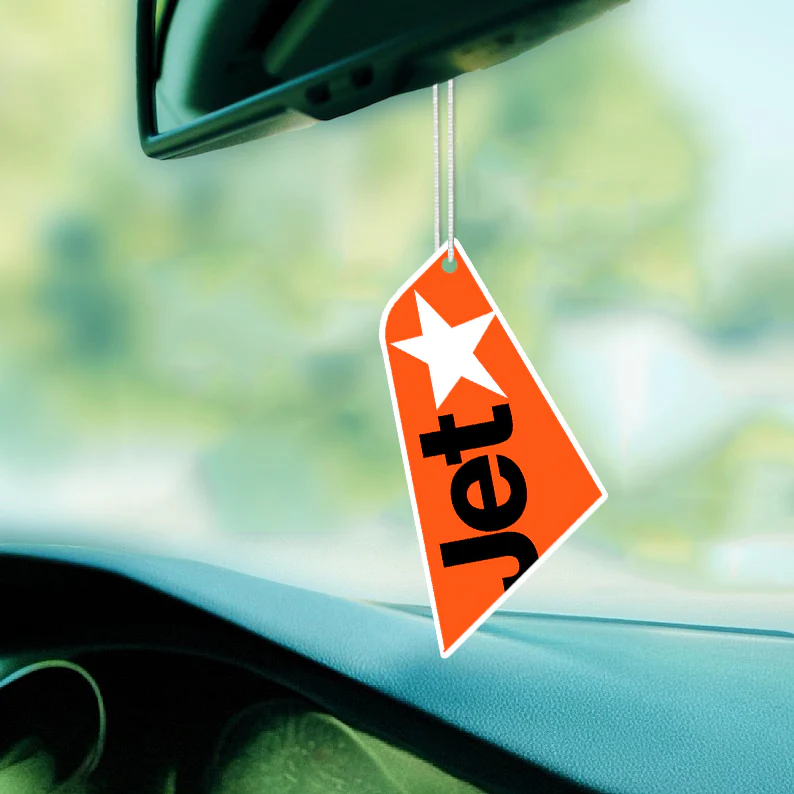 Jetstar Airlines Designed Car Air Fresheners