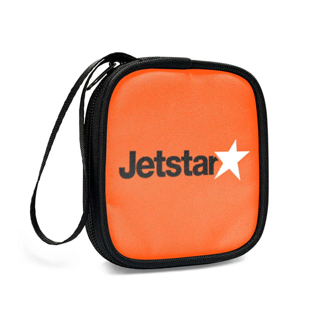 Jetstar Airlines Designed Portable Headphone Bag - Image 3