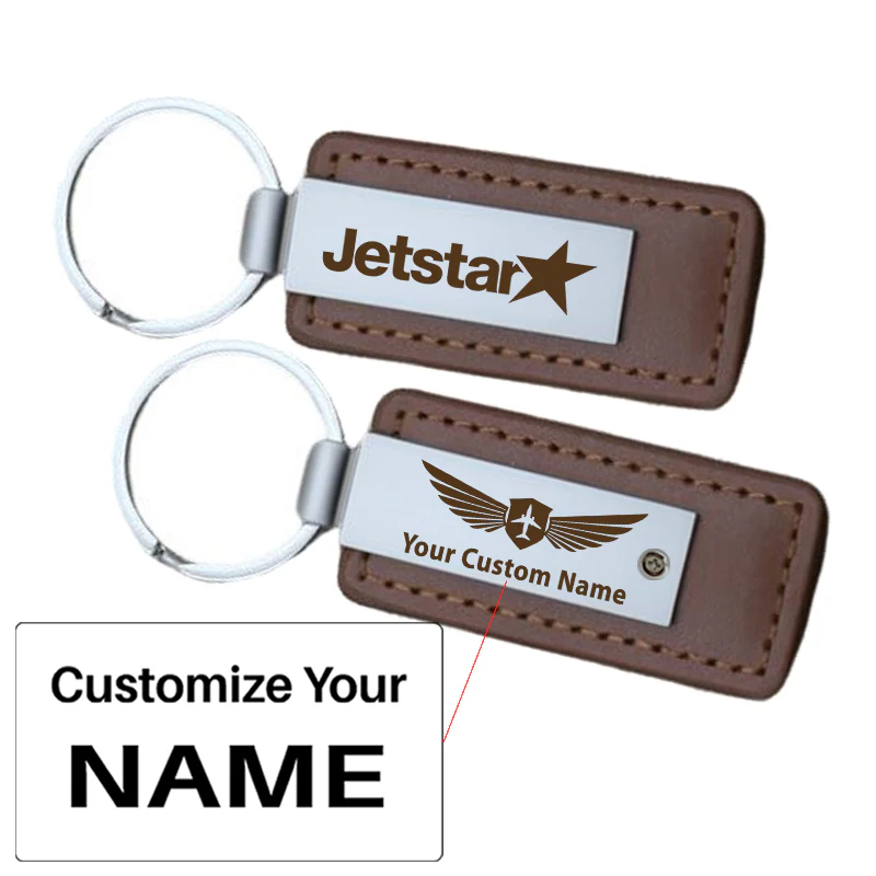 Jetstar Airlines Faux Leather Key Chains - Image 13