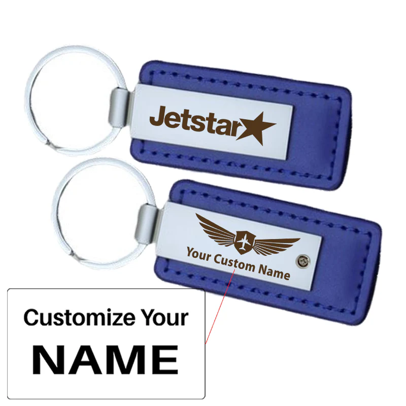 Jetstar Airlines Faux Leather Key Chains - Image 21