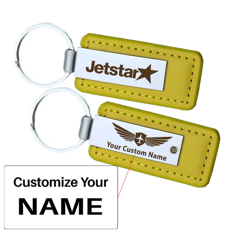Jetstar Airlines Faux Leather Key Chains - Image 9