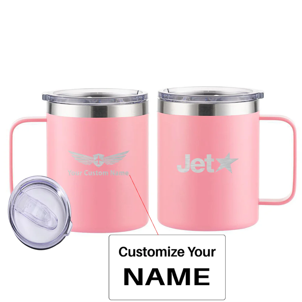 Jetstar Airlines Designed Stainless Steel Laser Engraved Mugs - Image 11
