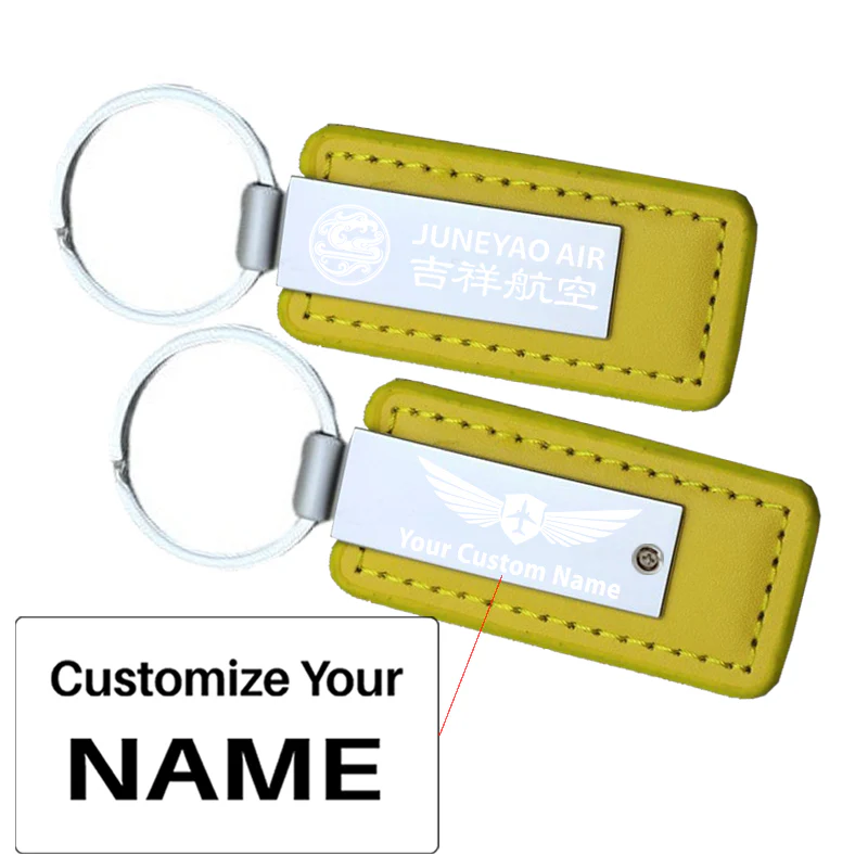 Juneyao Airlines Faux Leather Key Chains - Image 11
