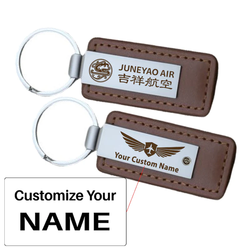 Juneyao Airlines Faux Leather Key Chains - Image 13
