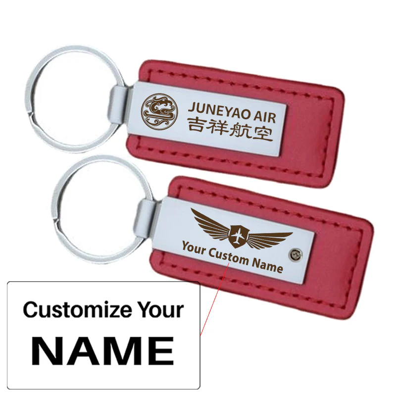 Juneyao Airlines Faux Leather Key Chains - Image 17