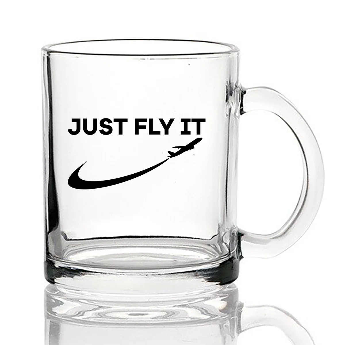 Just Fly It 2 Designed Coffee & Tea Glasses - Image 2